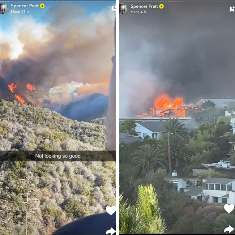 Los incendios de Los Ángeles se ceban con las mansiones de los famosos