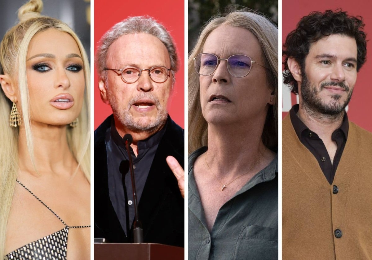 Paris Hilton, Billy Crystal, Jamie Lee Curtis y Adam Brody, afectados por los incendios de Los Ángeles.