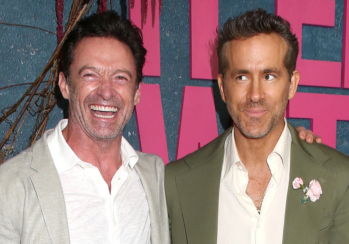 Hugh Jackman y Ryan Reynolds, en una presentación en agosto del pasado año.