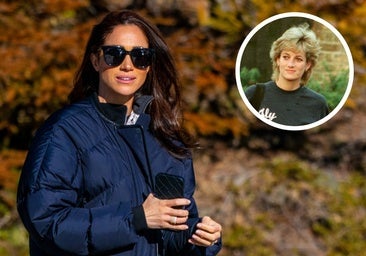 Meghan Markle recrea un look icónico de Diana de Gales, pero tiene truco