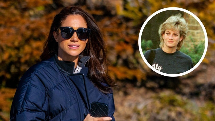 Meghan Markle recrea un look icónico de Diana de Gales, pero tiene truco