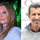 Yola Berrocal alcanza la viralidad en redes por el logotipo de su agencia en sus disculpas a Luis Figo: «Un genio el que lo diseñó»