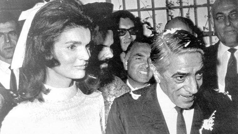 La boda entre Jacqueline Kennedy y Aristóteles Onassis