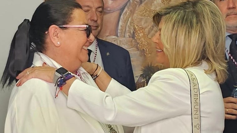 María del Monte y Terelu Campos, en Málaga.
