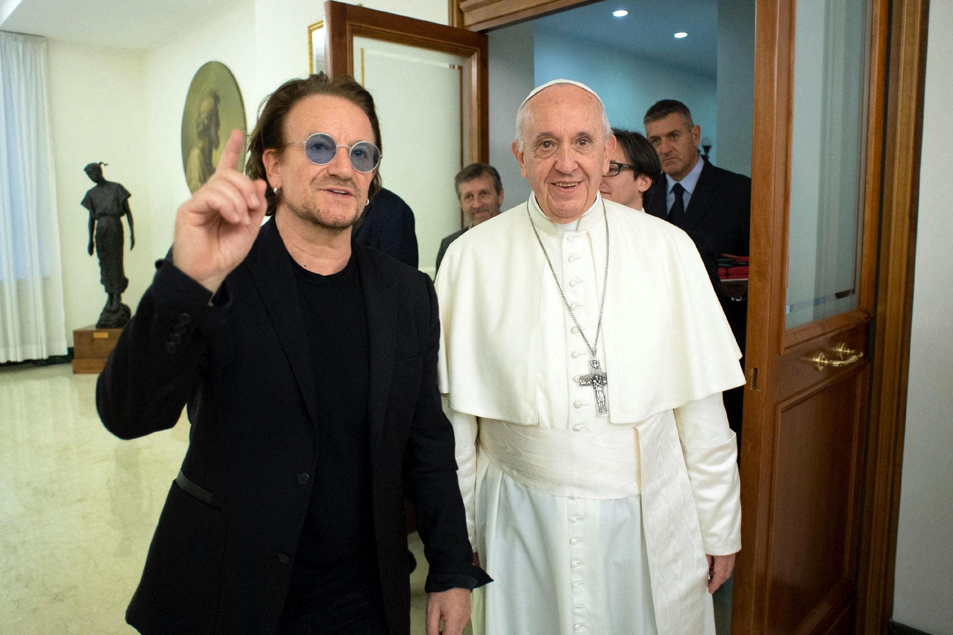 Actores, futbolistas, reyes y cantantes: los famosos que han visitado al Papa Francisco