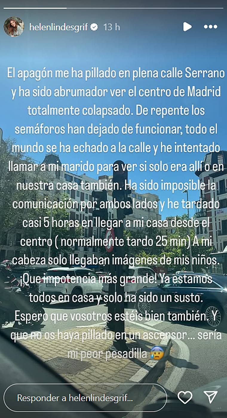 Así vivieron los famosos el apagón total en España: atrapados y sin poder comunicarse