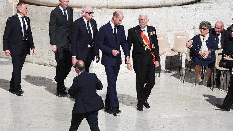 El Príncipe Guillermo en el Vaticano