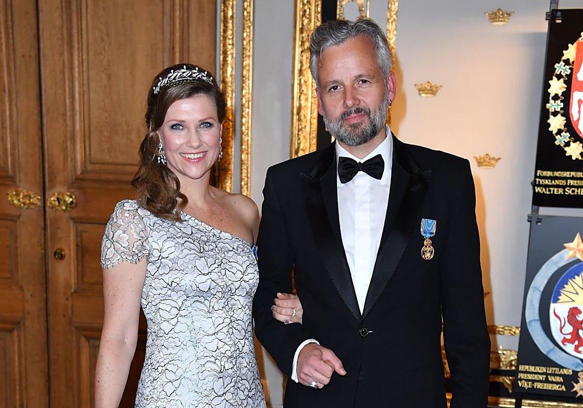 Marta Luisa de Noruega junto a Ari Behn