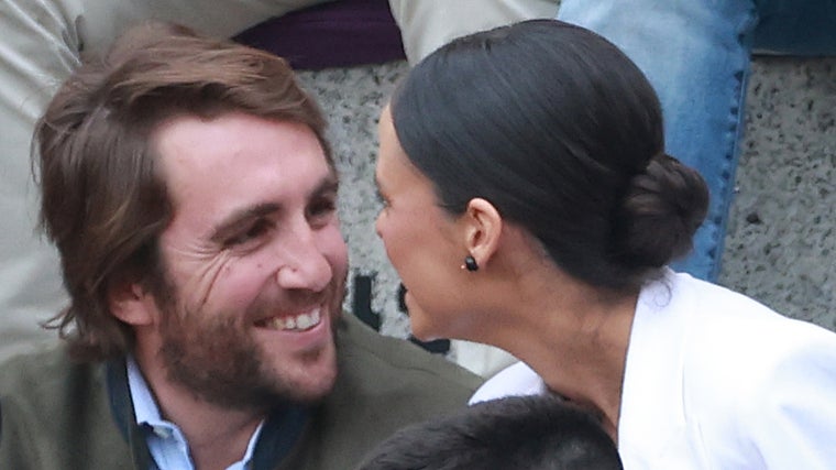 Borja Moreno y Victoria Federica. en su tarde de toros.
