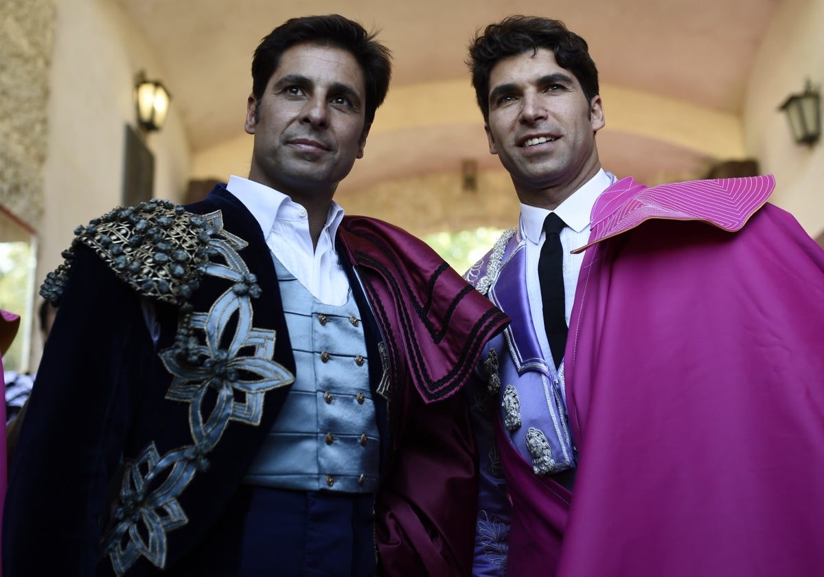 Francisco Rivera y su hermano Cayetano, en una imagen de 2017.