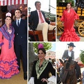 Los famosos se despiden de la Feria de Abril de Sevilla