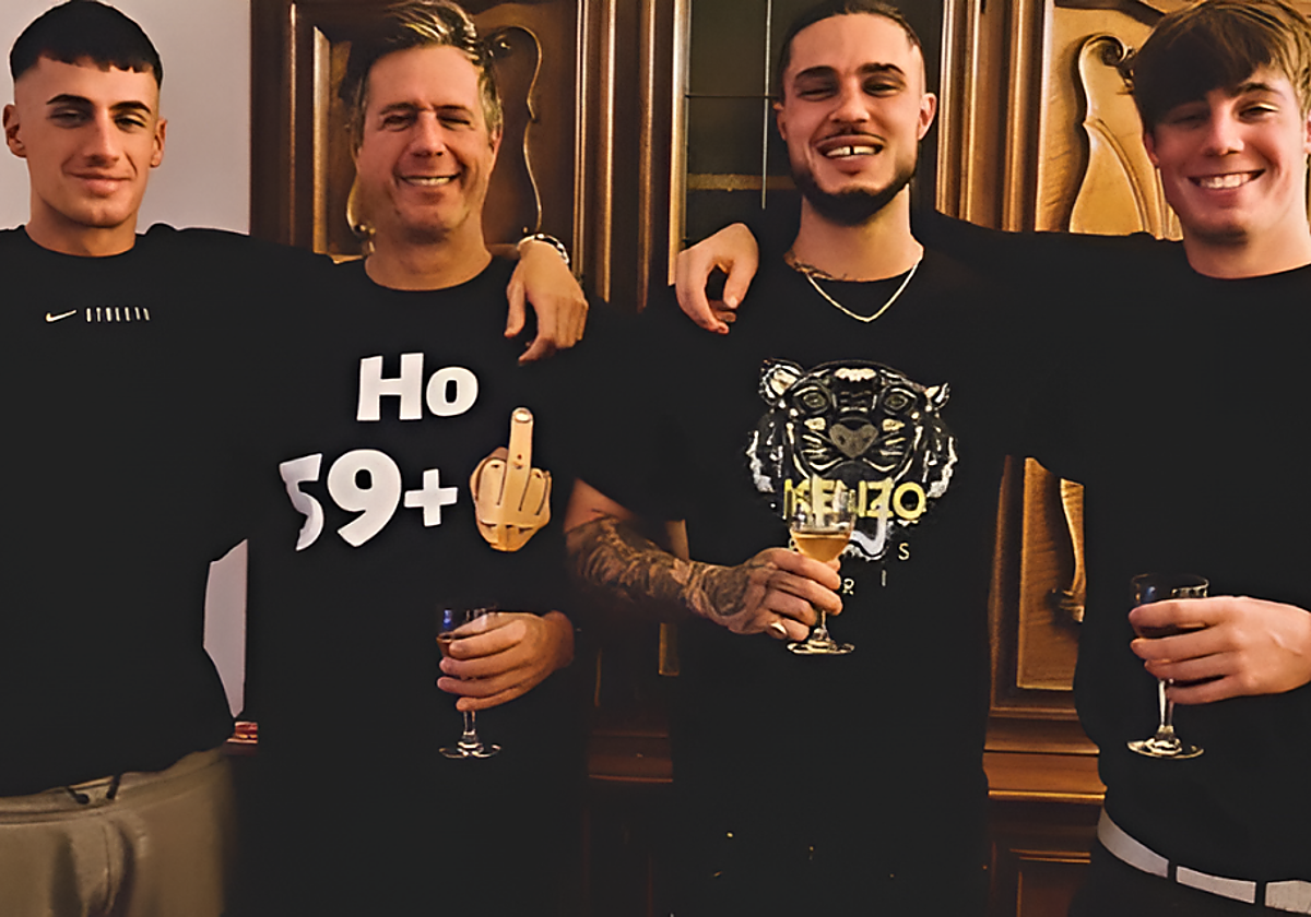 Pietro, Carlo (padre, Carlo (hijo) y Rocco Constanzia