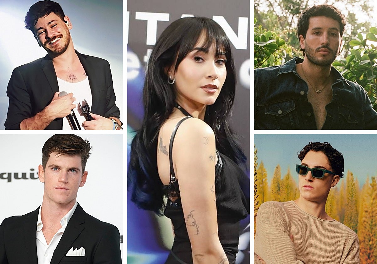 Luis Cepeda, Miguel Bernadeu, Aitana, Sebastián Yatra y Plex.