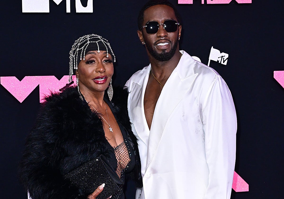 Sean 'Diddy' Combs y su madre, Janice, en una imagen de archivo.