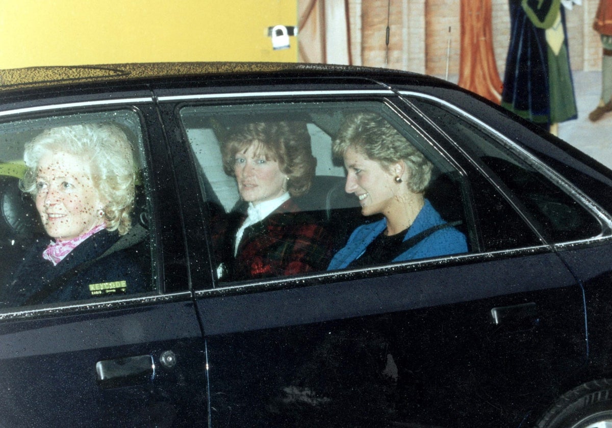 El día que la Princesa Diana rompió con su madre, Frances Shand Kydd