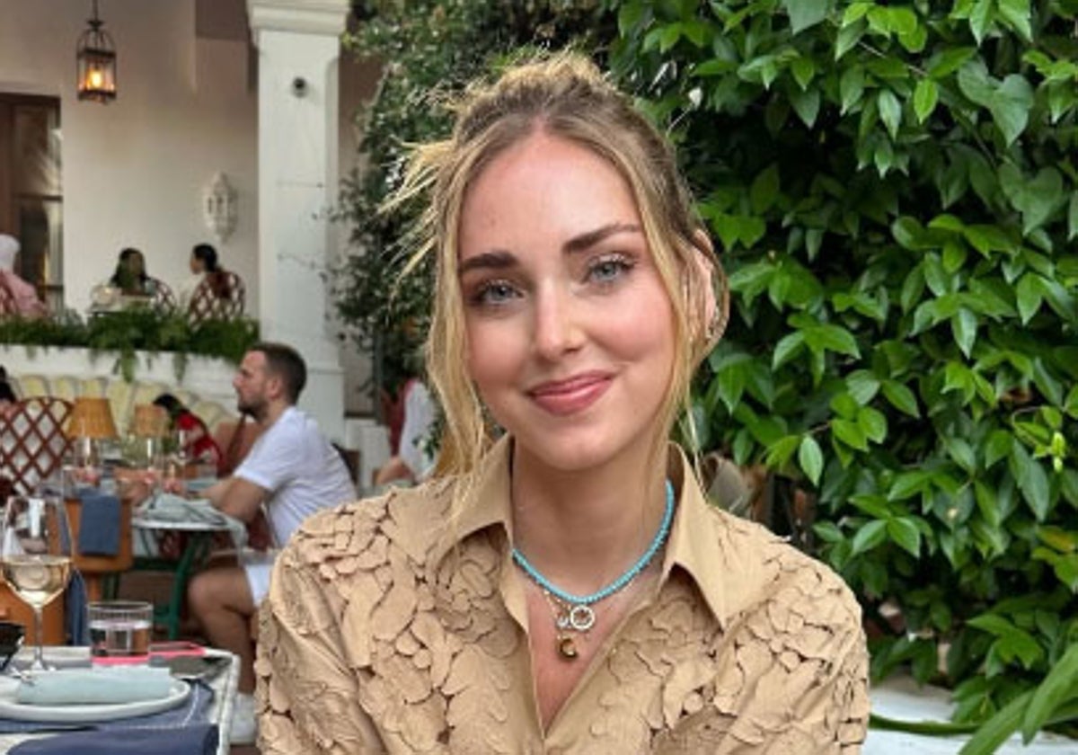 Chiara Ferragni, en Mabella en una imagen de sus redes sociales.