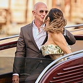 Jeff Bezos y Lauren Sanchez disfrutan de su show de tres días en Venecia