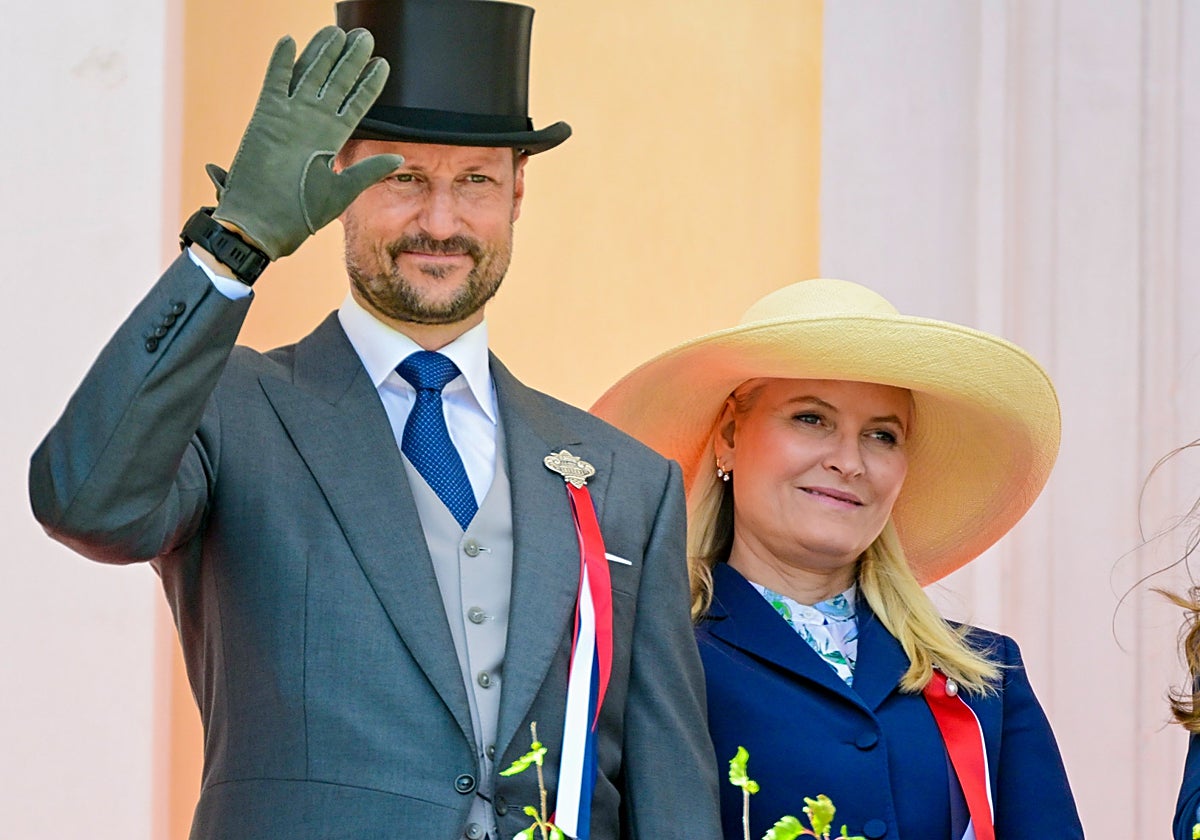 Los Príncipes Haakon y Mette-Marit de Noruega, en una imagen reciente.