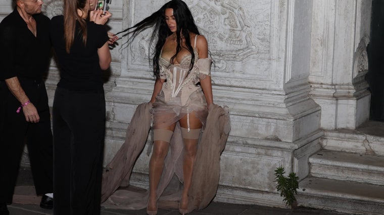 Kim Kardashian, en Venecia.