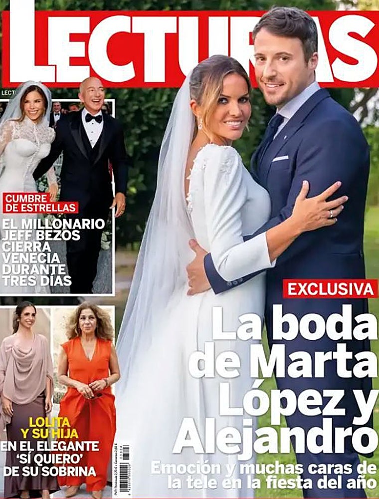La revista &#039;Lecturas&#039; adelanta su edición semanal por la exclusiva de la boda de Marta López
