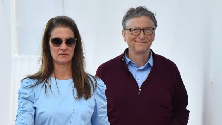 Imagen de archivo de Bill y Melinda Gates en 2018