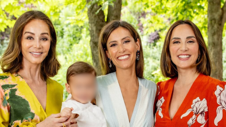 Ana Boyer comparte los detalles del bautizo de su tercer hijo