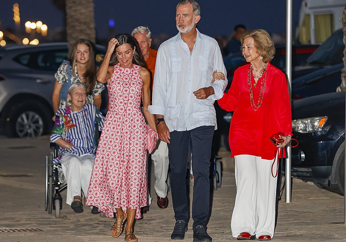 La Familia Real española, en su visita a Mallorca del pasado año