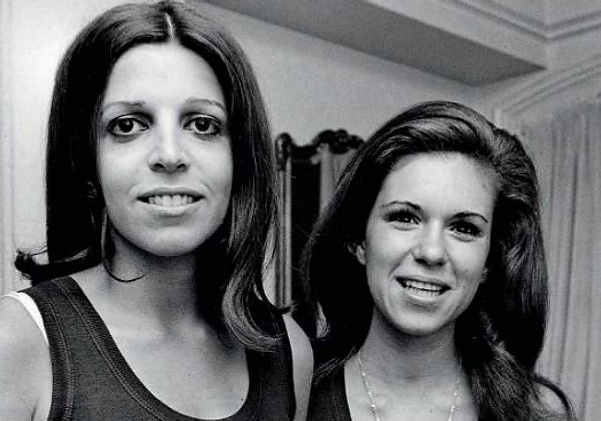 Christina Onassis junto a su amiga Marina Dodero