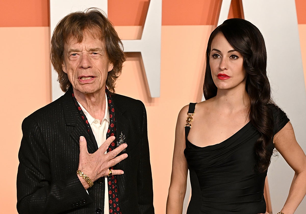 Mick Jagger y su prometida, Melanie Hamrick, en una imagen reciente.