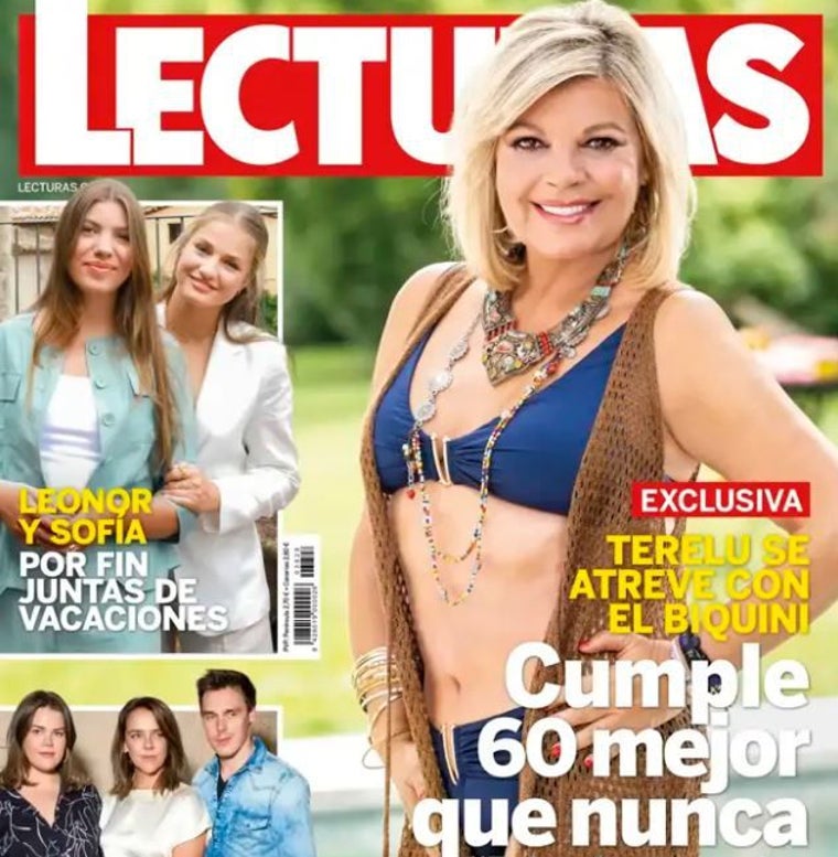 Terelu Campos explica los retoques de la portada que protagonizó en bikini
