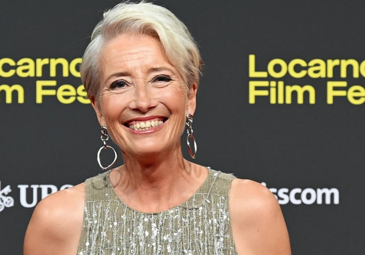 Emma Thompson, en el Festival de Cine de Locarno.