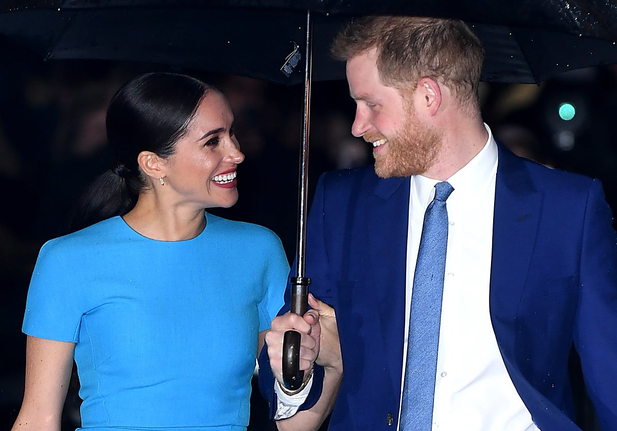 Meghan Markle y el Príncipe Harry, en una imagen de archivo.