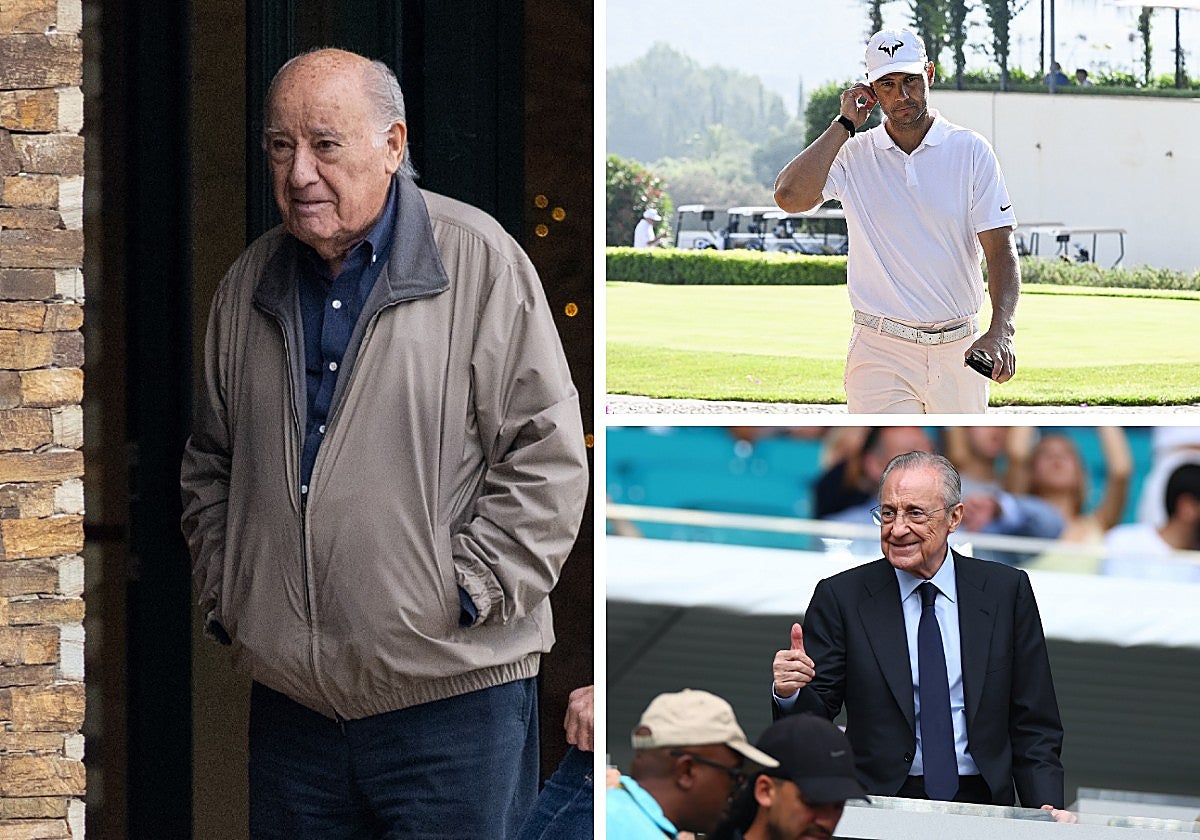 Amancio Ortega, Rafa Nadal, Florentino Pérez
