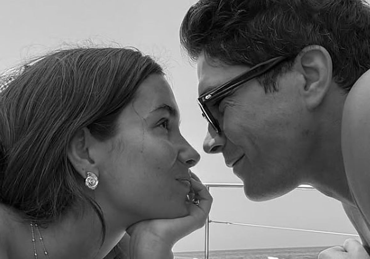 María Pombo y Pablo Castellano, en una imagen de sus redes sociales.