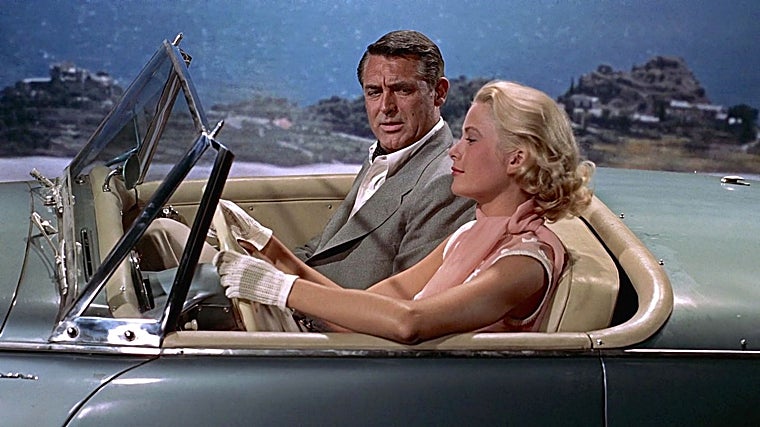 Grace Kelly y Cary Grant en 'Atrapa a un ladrón'