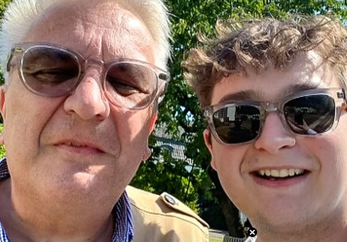 Lorenzo de Bélgica y Clément, en una imagen de redes sociales.