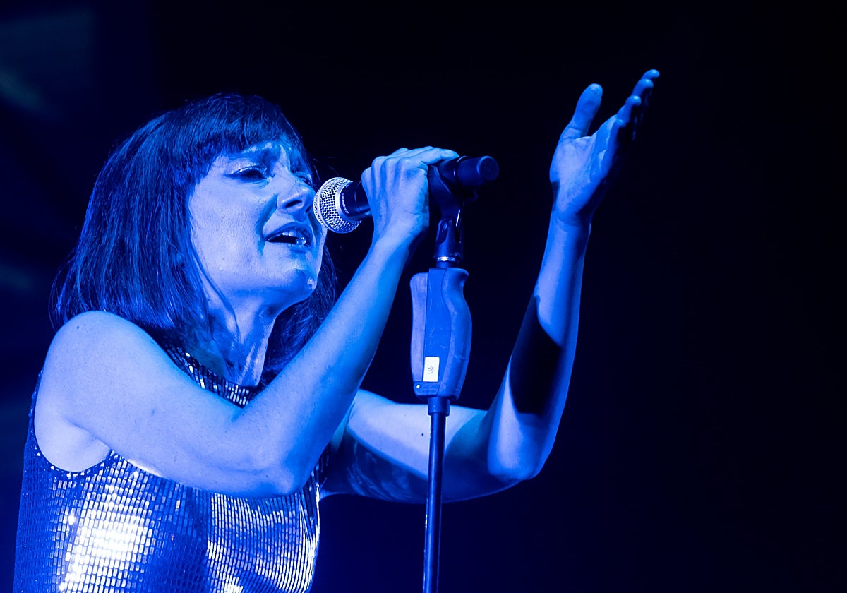 Eva Amaral, durante un reciente concierto.