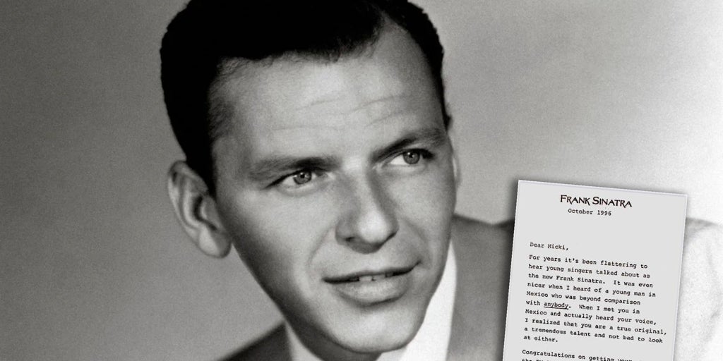 Subastan una carta de Frank Sinatra al cura de la cárcel en la que estaban los secuestradores de su hijo: «Es presuntuoso pedirnos que los perdonemos»