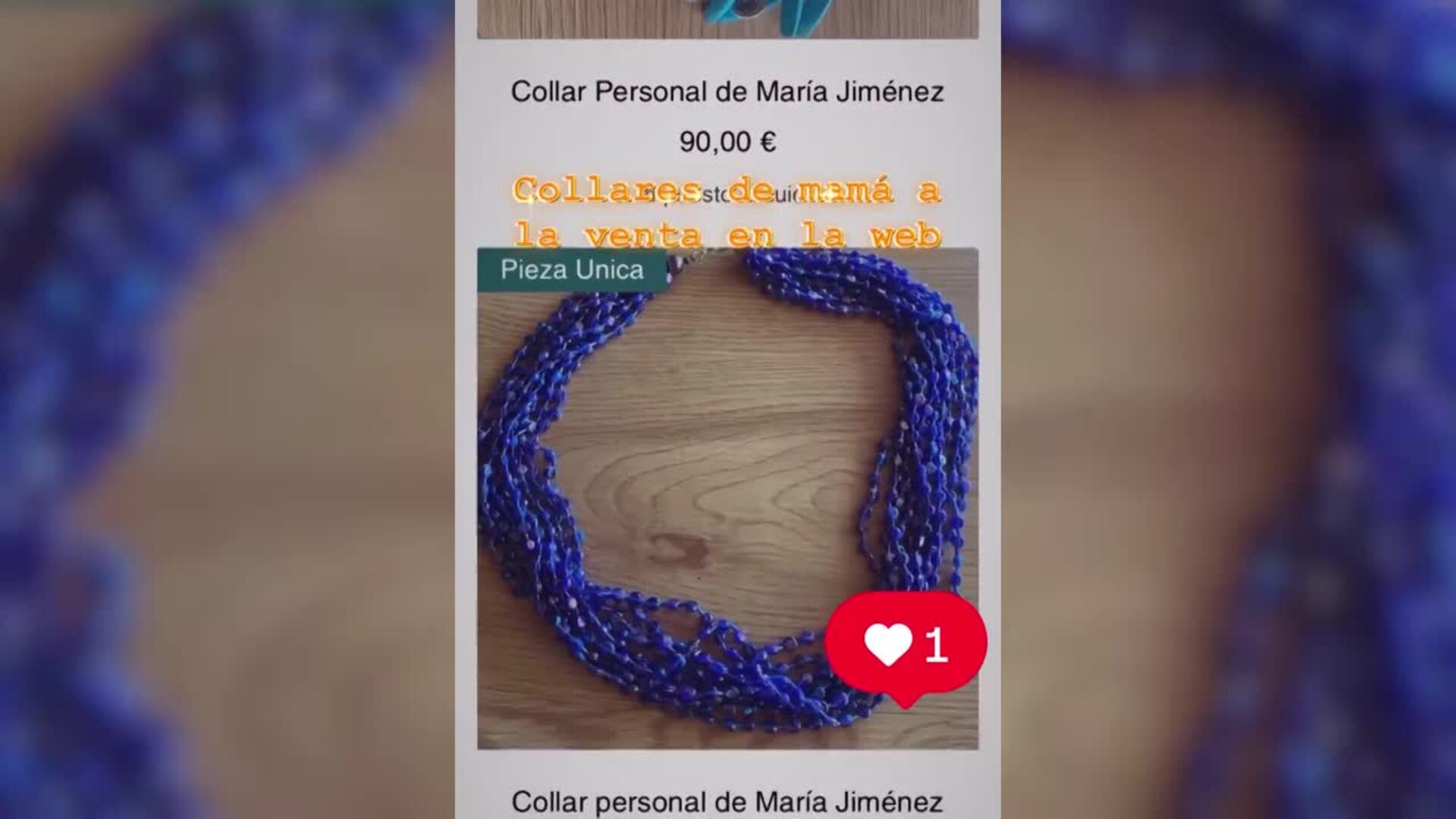 El hijo de María Jiménez pone en venta las joyas de la cantante