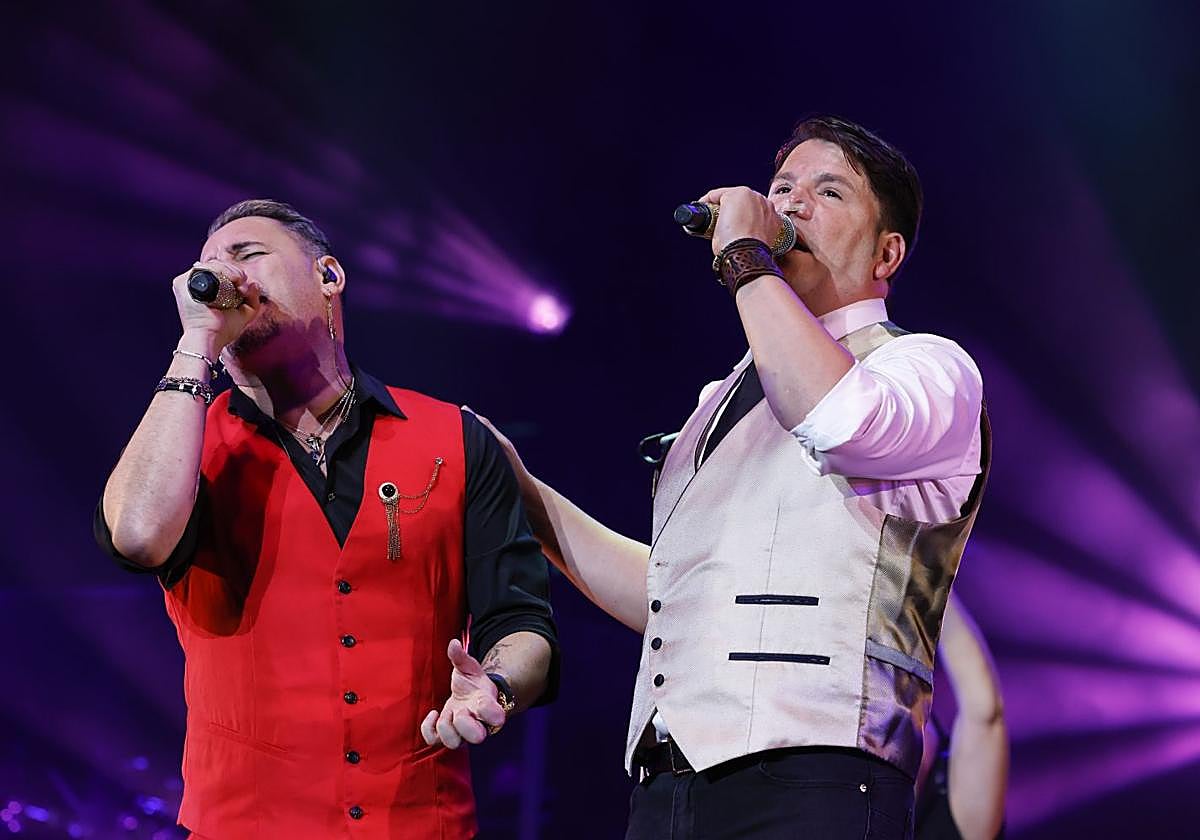 Andy y Lucas en su último concierto