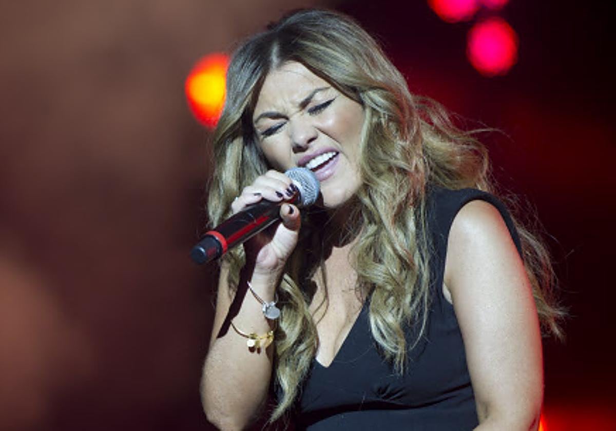 Amaia Montero, durante un concierto.