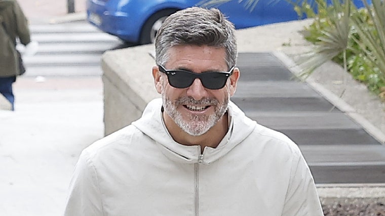 Toño Sanchís, a su llegada a los juzgados de Plaza de Castilla.