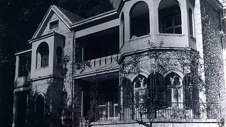 El palacio de Tatoi en 1960