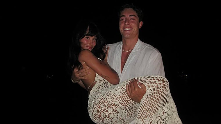 Aitana y Plex durante sus vacaciones de verano