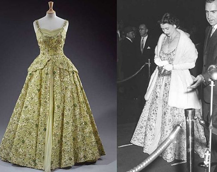 Uno de los trajes emblemáticos de Isabel II