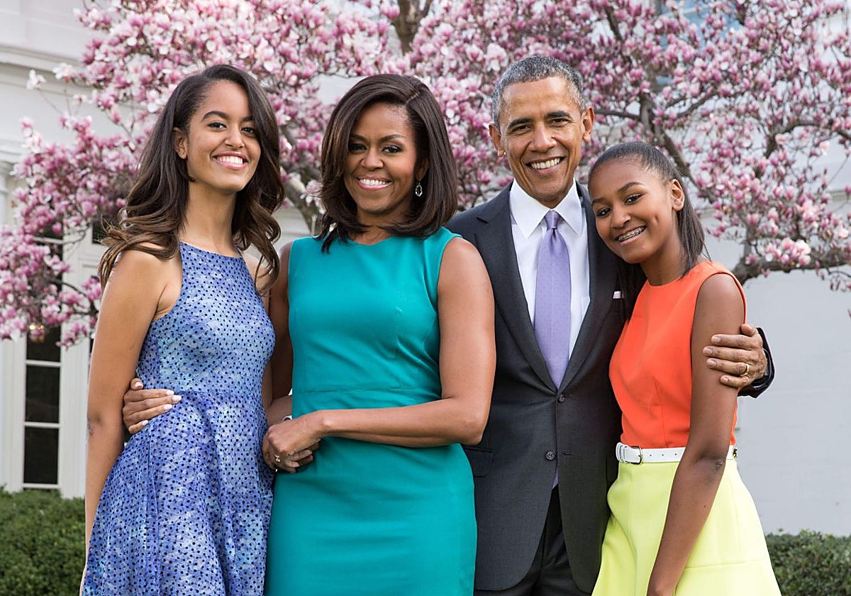La familia Obama