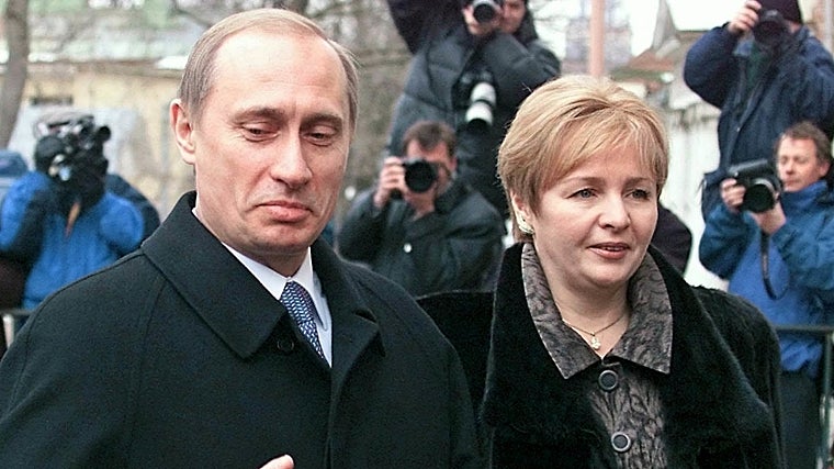 Putin y su exmujer, Lyudmila Putina