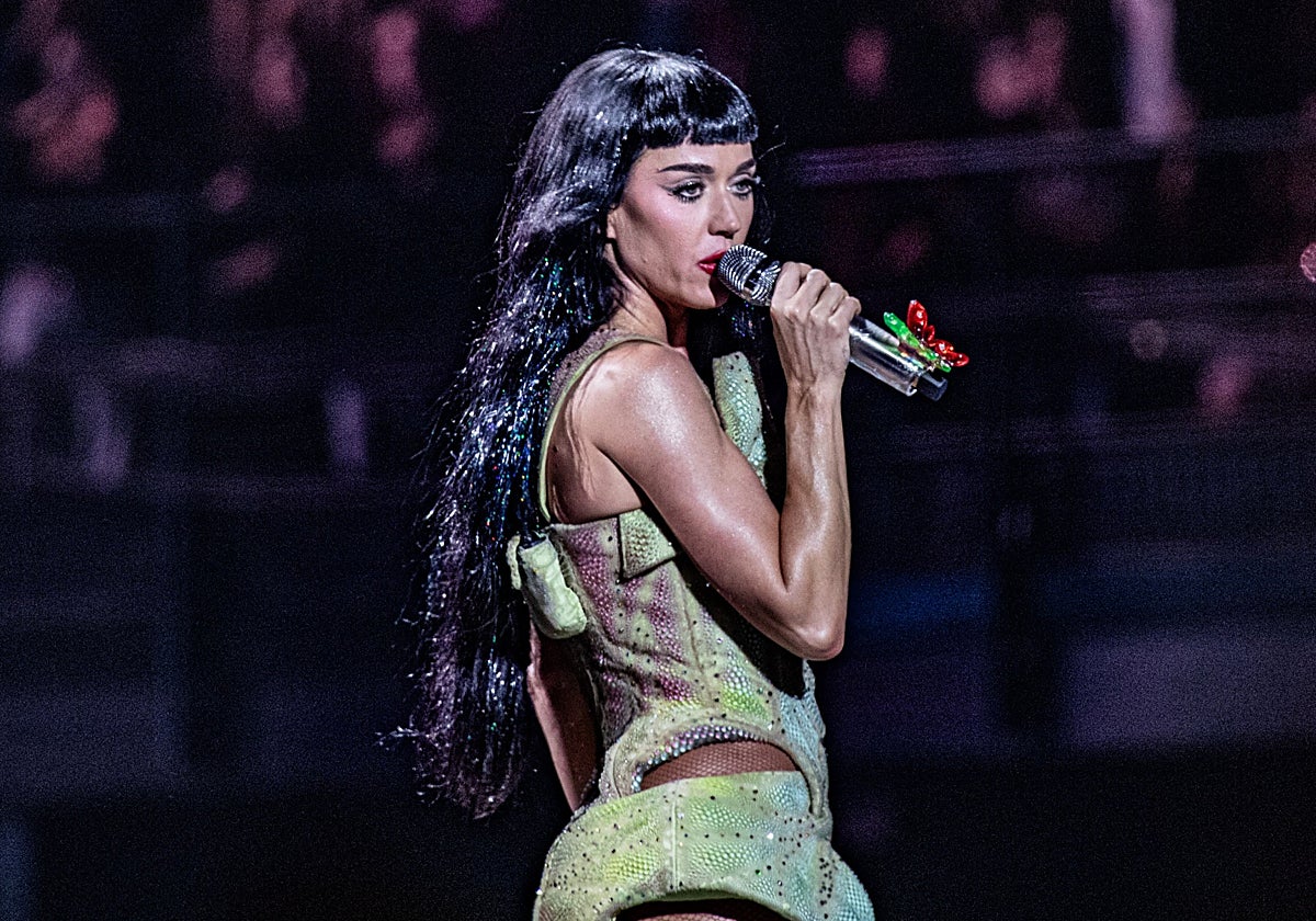 Katy Perry, en un concierto reciente.