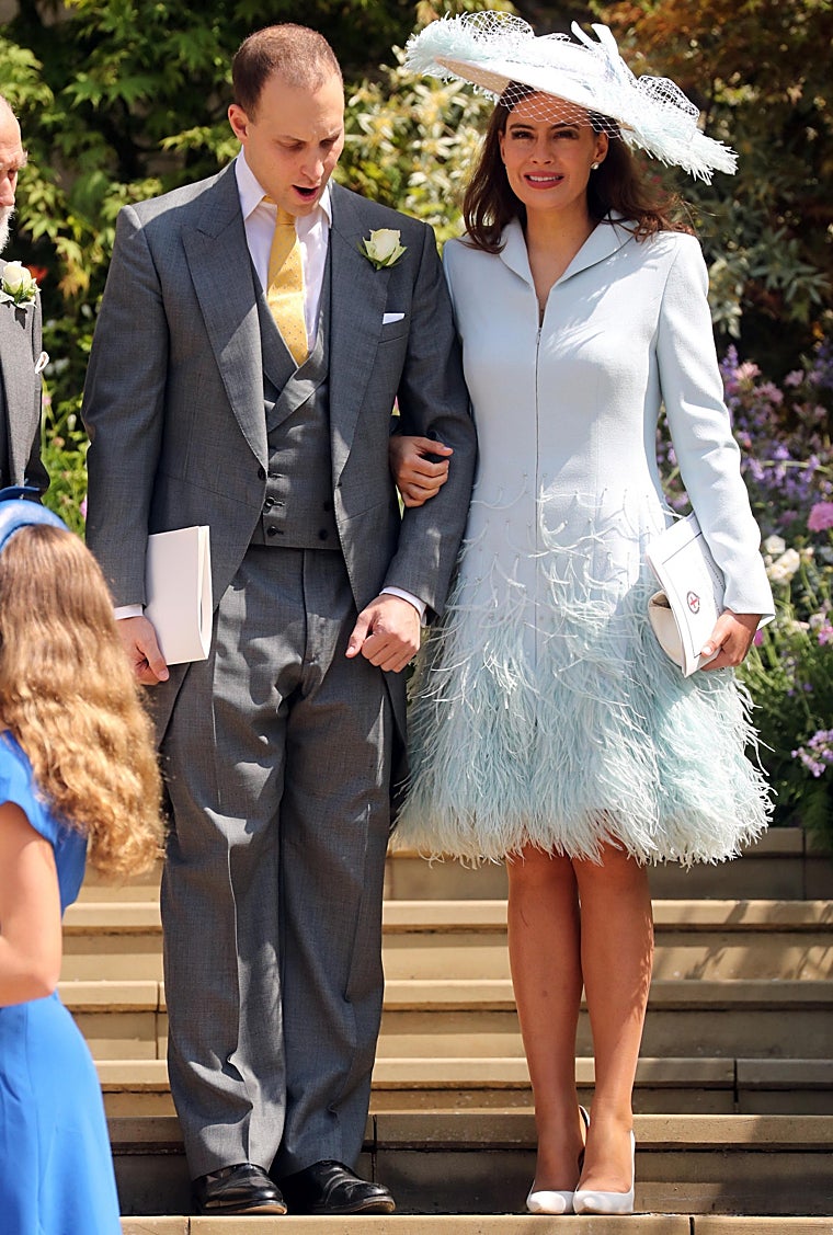 Frederick Windsor y su mujer