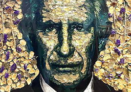 Pétalos, hojas y posos de café: el nuevo y sorprendente retrato de Carlos III que nada tiene que ver con los anteriores